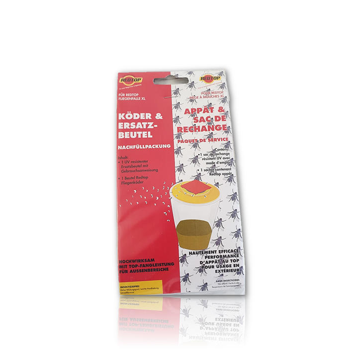 Kit Sac +Appât pour Piège à Mouches RED TOP Giant: Une Solution Efficace pour Contrôler les Mouches – Image 2