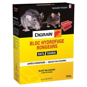Bloc Appât Rongeurs Digrain: Lutte contre les Rats et les Souris