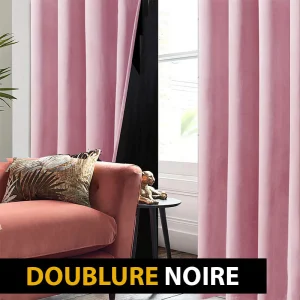 Rideau Occultant Velvetine Rose