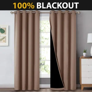 Rideau Acoustique Intimity Beige Foncé