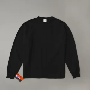 T-SHIRT EPAIS - NOIR - MANCHES LONGUES - MAX WEIGHT 8 OZ - CAMBER USA