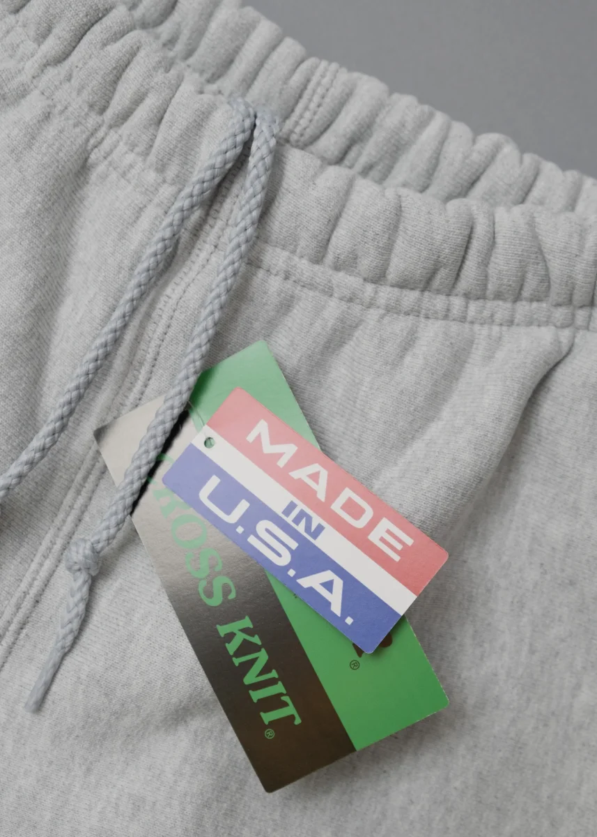 PANTALON DE JOGGING - GRIS CHINE - 12 OZ CROSS KNIT SWEATPANT - CAMBER USA – Image 3
