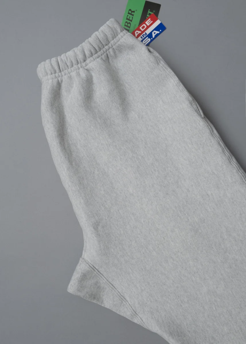 PANTALON DE JOGGING - GRIS CHINE - 12 OZ CROSS KNIT SWEATPANT - CAMBER USA – Image 4