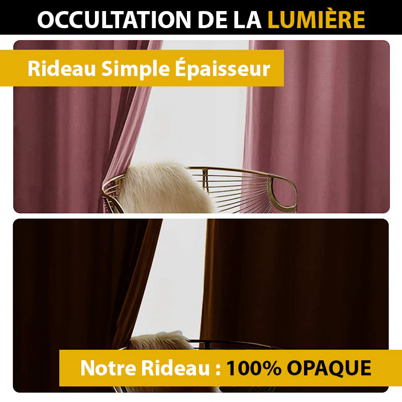 Rideau Occultant Velvetine Rose – Image 3