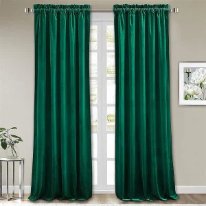 Rideau Isolant Luxury Vert Canard