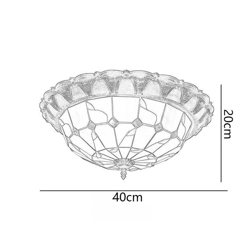 Plafonnier cristal ancien – Image 9