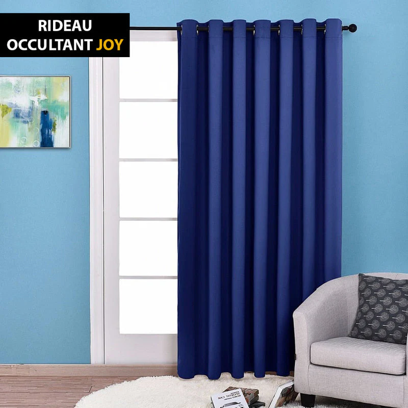 Rideau Occultant Bleu Marine Joy