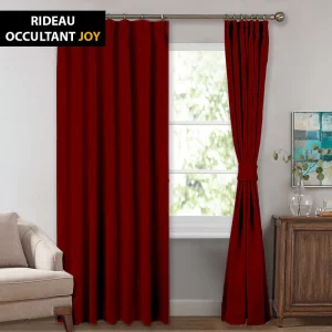 Rideau Occultant Joy Bordeaux