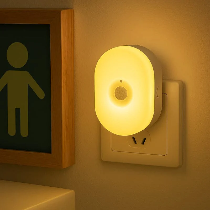 Veilleuse detecteur de mouvement sur prise